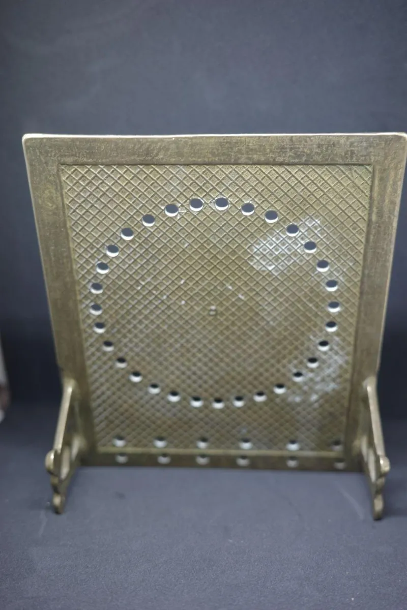 Vintage Brass Perpetual Calendar, Brass Sun Desk Astrology Wheel